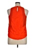 MNG 100% Viscose Orange Sleeveless Blouse Size XL - photo 2