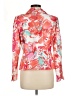 Le Suit 100% Polyester Print Pink Jacket Size 8 - photo 2