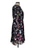 J.Crew 100% Polyester Print Black Casual Dress Size 10 - photo 4