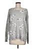 Joie Floral Silver Pullover Sweater Size M - photo 1