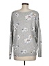 Joie Floral Silver Pullover Sweater Size M - photo 2