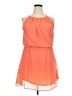 Charming Charlie 100% Polyester Solid Orange Cocktail Dress Size XL - photo 1