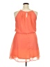 Charming Charlie 100% Polyester Solid Orange Cocktail Dress Size XL - photo 2