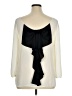 Versona 100% Polyester Ivory 3/4 Sleeve Top Size XL - photo 2