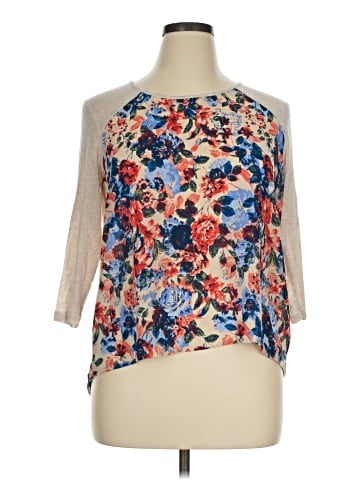 Xhilaration 3/4 Sleeve T-Shirt (view 1)