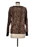 Betsey Johnson 100% Polyester Animal Print Brown Pullover Sweater Size M - photo 2
