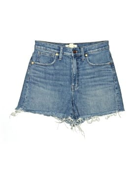 Madewell High-Rise Denim Shorts in Malden Wash (view 1)