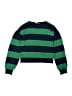 Gap Kids 100% Cotton Stripes Green Pullover Sweater Size 12 - photo 1