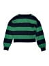 Gap Kids 100% Cotton Stripes Green Pullover Sweater Size 12 - photo 2