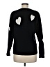Tahari Hearts Black Pullover Sweater Size M - photo 2