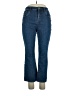 Just My Size Chevron-herringbone Blue Jeans Size 16 - photo 1