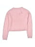 Crewcuts Outlet Solid Pink Pullover Sweater Size 10 - 11 - photo 2