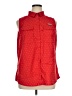 Columbia Polka Dots Red Sleeveless Button-Down Shirt Size 1X - photo 1
