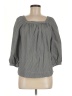 J.Crew 100% Cotton Gray 3/4 Sleeve Blouse Size 8 (petite) - photo 1
