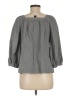 J.Crew 100% Cotton Gray 3/4 Sleeve Blouse Size 8 (petite) - photo 2