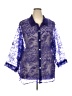 Maggie Barnes Purple 3/4 Sleeve Button-Down Shirt Size 2X (estimated) - photo 1