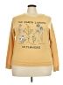 Zoe+Liv Floral Yellow Sweatshirt Size XXL - photo 1