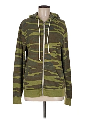 ALTERNATIVE Zip Up Hoodie (view 1)