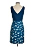 Tabitha 100% Cotton Print Blue Cocktail Dress Size 4 - photo 2