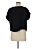 Joan Vass 100% Cotton Black Poncho Size 6 (1) - photo 2