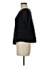 Joan Vass 100% Cotton Black Poncho Size 6 (1) - photo 5