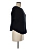 Joan Vass 100% Cotton Black Poncho Size 6 (1) - photo 4