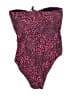 MICHAEL Michael Kors Animal Print Red One Piece Swimsuit Size 6 - photo 1