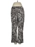 Harold's Paisley Silver Casual Pants Size 4 - photo 2