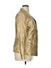 ASHRO 100% Polyurethane Metallic Gold Blazer Size 16 - photo 4