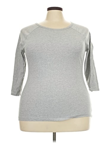 Hanes 3/4 Sleeve T-Shirt (view 1)
