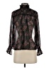 Jolt Black Long Sleeve Blouse Size XS - photo 1