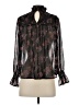 Jolt Black Long Sleeve Blouse Size XS - photo 2