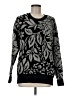 Ellen Tracy Print Black Pullover Sweater Size M - photo 1