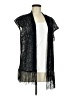 Charming Charlie Black Kimono Size M - photo 1