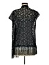 Charming Charlie Black Kimono Size M - photo 2