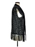 Charming Charlie Black Kimono Size M - photo 4