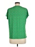 Adrienne Vittadini Graphic Green Short Sleeve Blouse Size M - photo 2