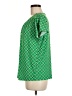 Adrienne Vittadini Graphic Green Short Sleeve Blouse Size M - photo 5