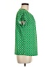 Adrienne Vittadini Graphic Green Short Sleeve Blouse Size M - photo 4