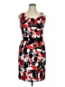 Madison Leigh Graphic Red Cocktail Dress Size 14 - photo 1