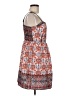 Ultra Pink 100% Polyester Paisley Orange Cocktail Dress Size M - photo 4