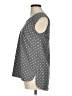 Merona 100% Polyester Polka Dots Gray Sleeveless T-Shirt Size M - photo 5