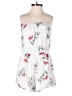 Hollister 100% Viscose Floral White Romper Size XS - photo 1