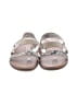 Madewell Solid Silver Sandals Size 8 - photo 2