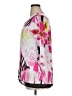 Cj Banks 100% Polyester Pink 3/4 Sleeve Blouse Size 14 - photo 5