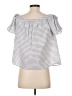 Aqua Gray Short Sleeve Blouse Size S - photo 2