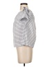 Aqua Gray Short Sleeve Blouse Size S - photo 5