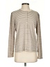 Kathy Ireland Stripes Gray Long Sleeve Top Size S - photo 1