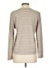 Kathy Ireland Stripes Gray Long Sleeve Top Size S - photo 2