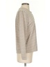 Kathy Ireland Stripes Gray Long Sleeve Top Size S - photo 4